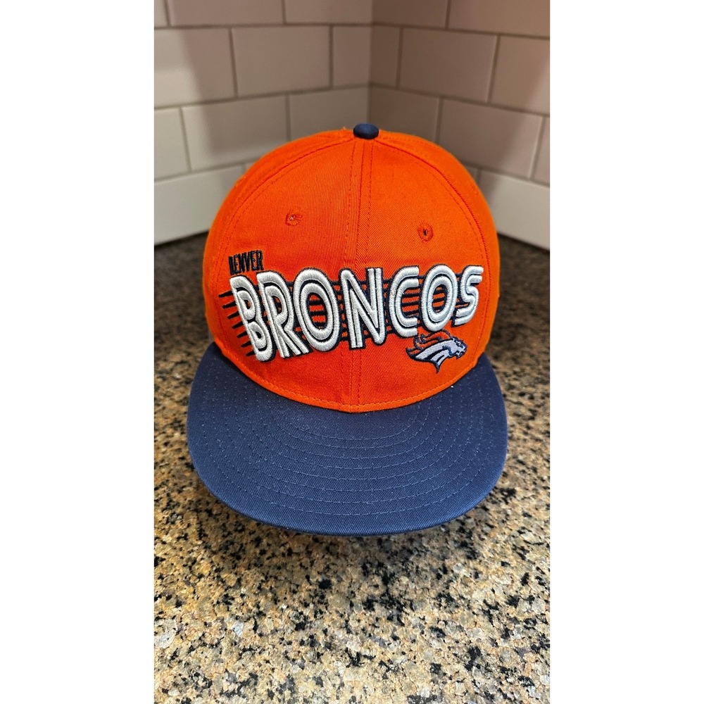 Denver Broncos Hat New Era 9FIFTY Snapback Men's M-L Orange Blue NFL Fan Cap